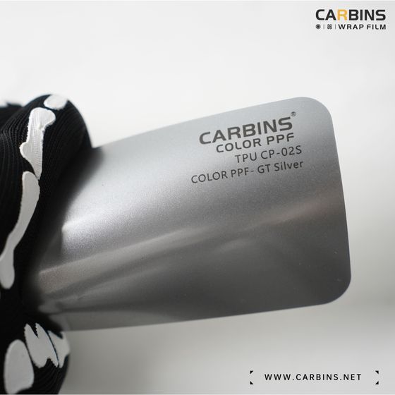 Веер образцов полиуретановой цветной пленки Carbins Color PPF