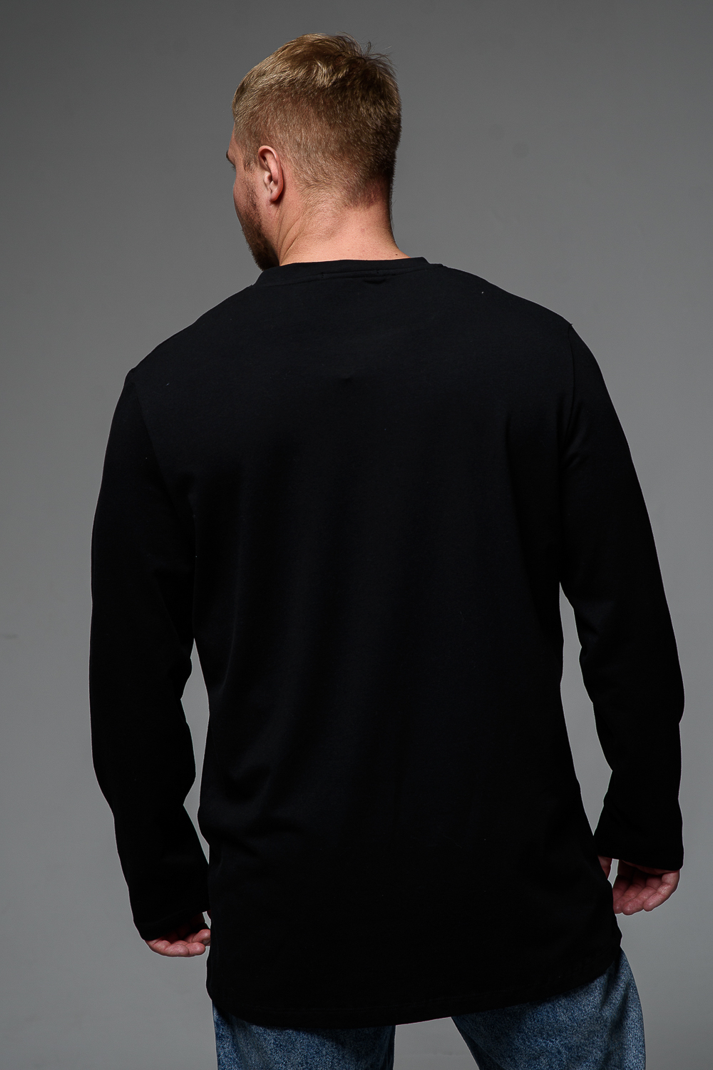 8533 футболка с дл.рукавом мужская