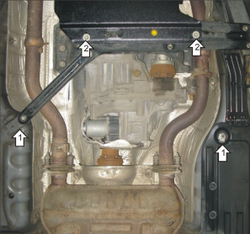 Защита Разд. коробки. 3 мм, Сталь. для Jeep Grand Cherokee IV 2010-2013 MOTODOR.15206