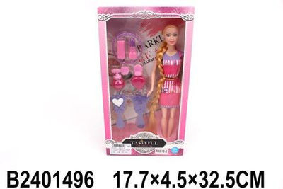 Кукла тип Модель с аксессуарами, коробка RX618-8