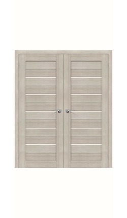 Дверь двухстворчатая Экошпон Порта 22