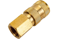 Быстроразъем RF-BSE1-3SF пневматический с клапаном, внутренняя резьба 3/8" (в пластиковом держателе) ROCKFORCE