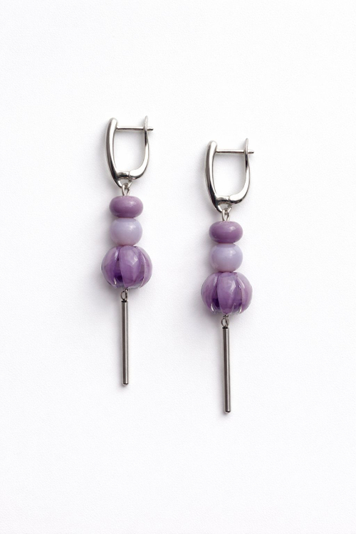 Серьги из муранского стекла