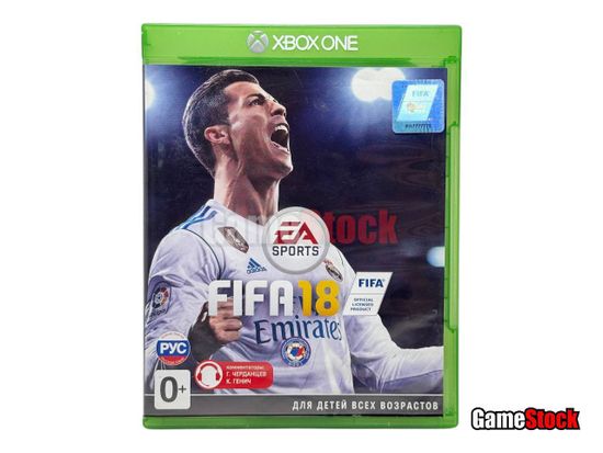 Xbox One - Fifa 18 Б/У (Полностью на русском)