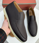 Лоферы Loro Piana с меховой стелькой
