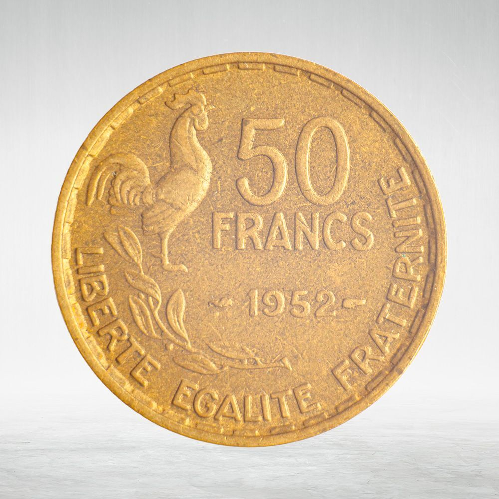 France, 50 Francs 1952 - Georges Guiraud, VF