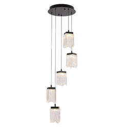 Подвесной светильник MD25020403-5A1 Matt black, LED/25.4W, 3000K dimmable