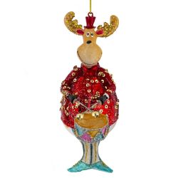 GAEM Украшение новогоднее "Олень", L8 W5 H14 см