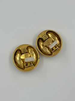 Клипсы с кристаллами Chanel