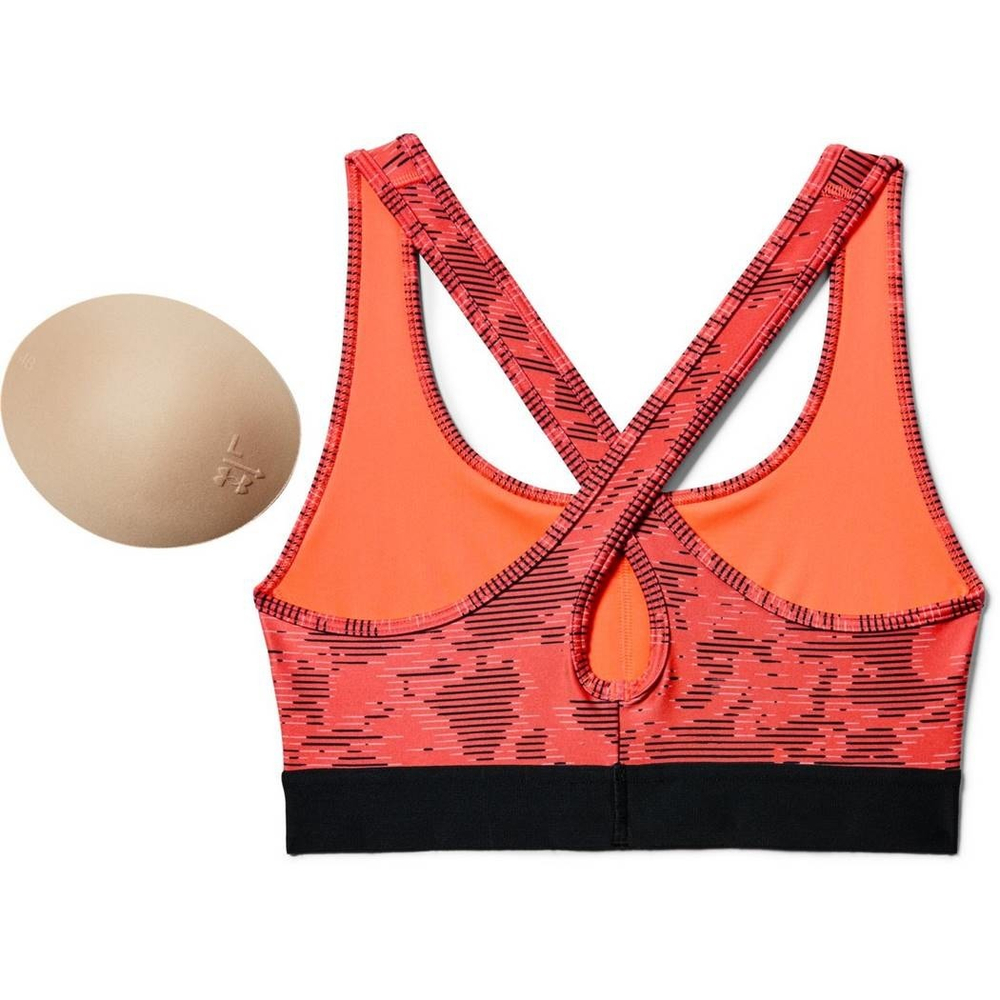 ТОП теннисный Under Armour Mid Crossback Printed - orange