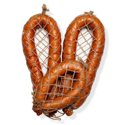 Колбаса полукопченая "Домашняя с чесночком" Пуховичский МК