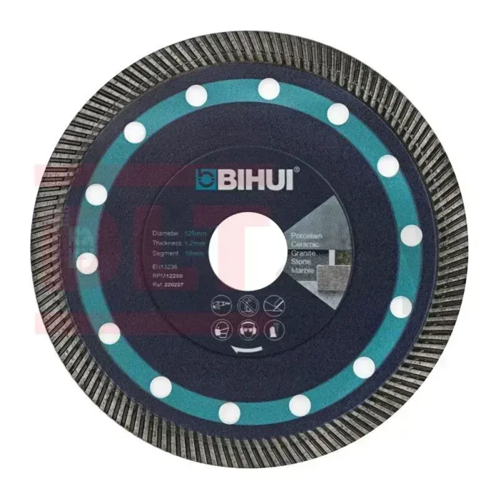Алмазный диск BIHUI SUPER THIN TURBO, 125мм, DCBN5