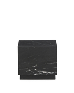 Приставной столик Sorein из черного мрамора 40 x 40 см