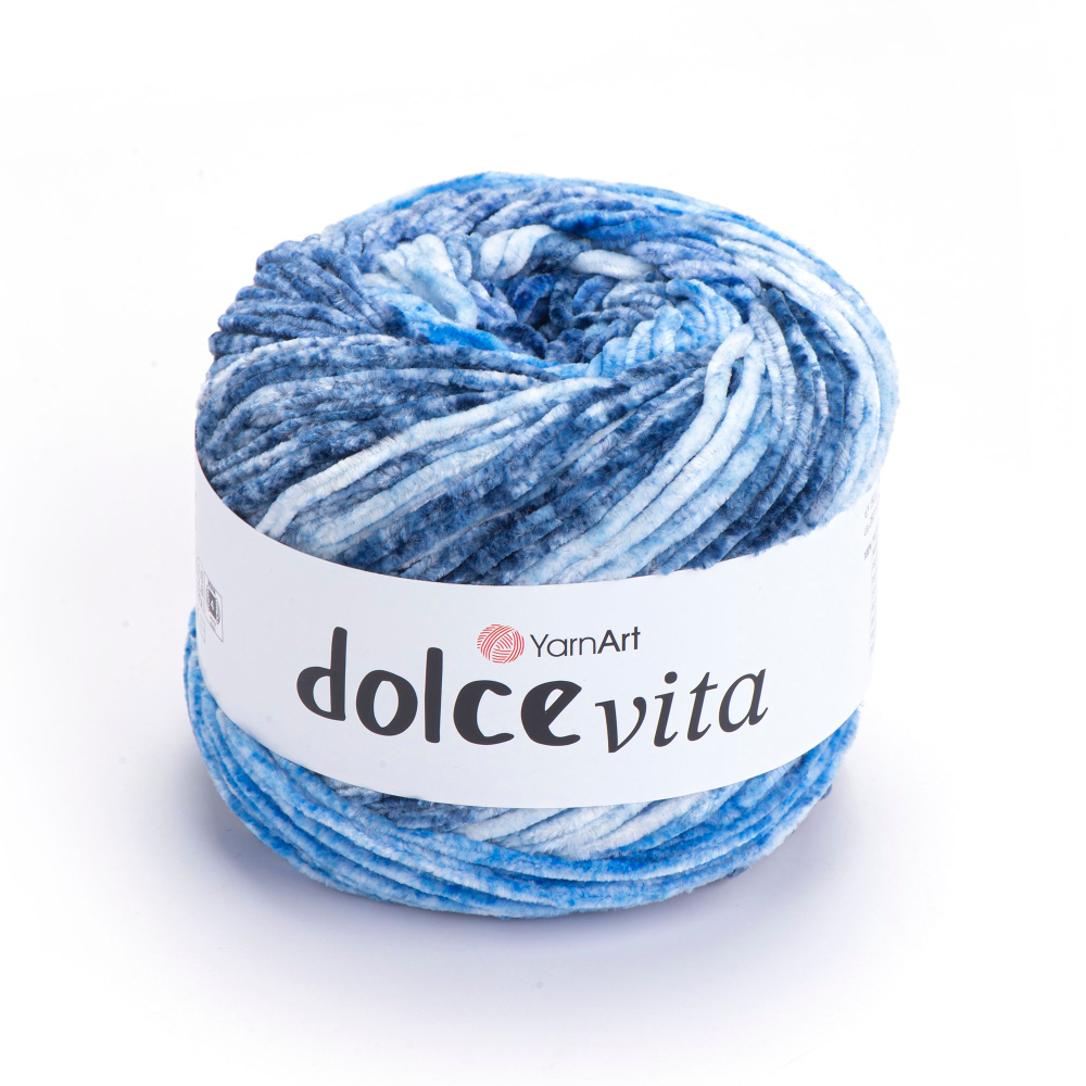 Дольче Вита (Dolce Vita) пряжа YarnArt 100%микрополиэстер 3х150г/260м (3410)