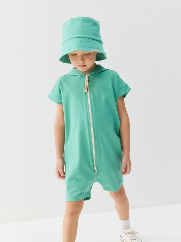 Ромпер на молнии с капюшоном 
