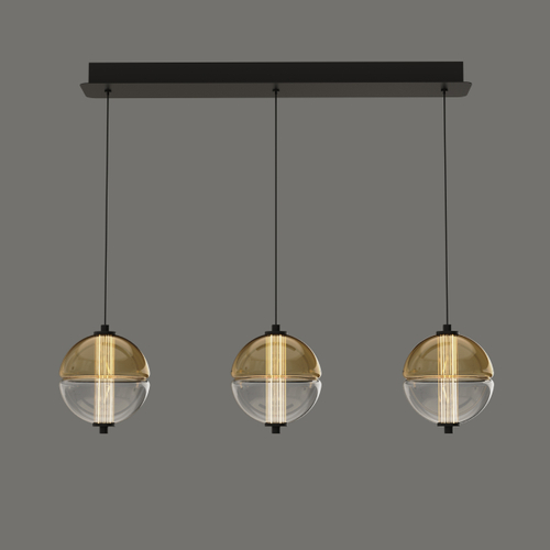 Подвесной светильник MD24022079-3B black/amber