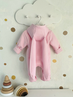 Комбинезон с ушками (розовый) (без утеплителя)