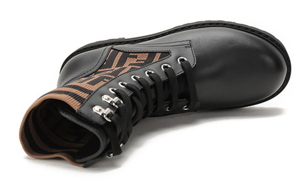 FENDI Rockoko Black Ff Motif Women"s