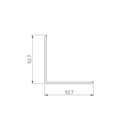 Экран KANT-H55 SQUARE OPAL (Arlight, Пластик) 056924