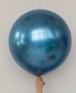 S шар гигант 24"/60 см, хром (940) синий reflex рефлекс (БГ-90)