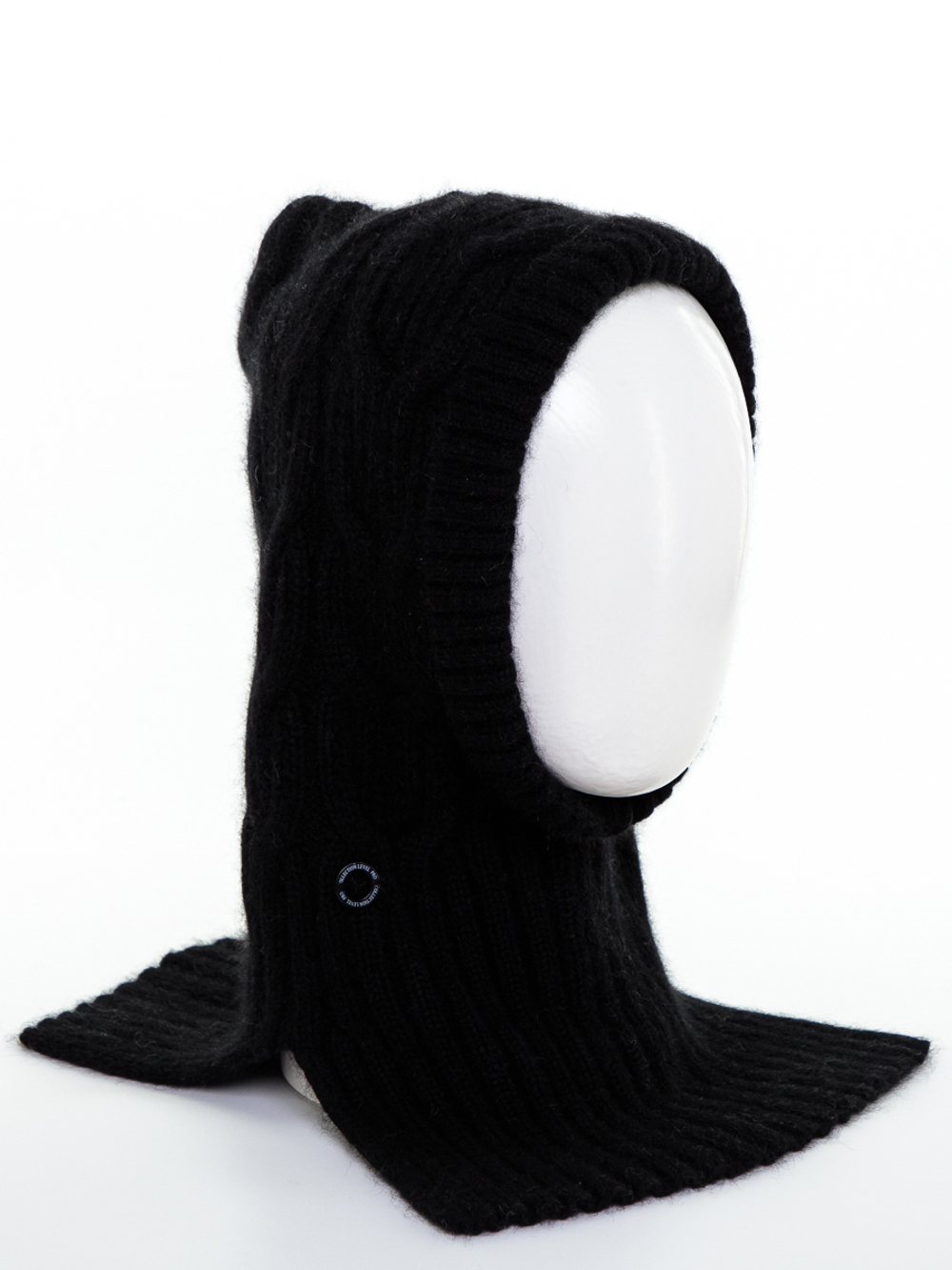 Капор Клеома из пряжи енота