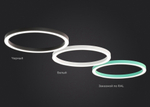 Подвесной LED светильник кольцевой OREOL-1950 158Вт 3000К 19502Лм белый 1950х1950х100мм DARKLUM
