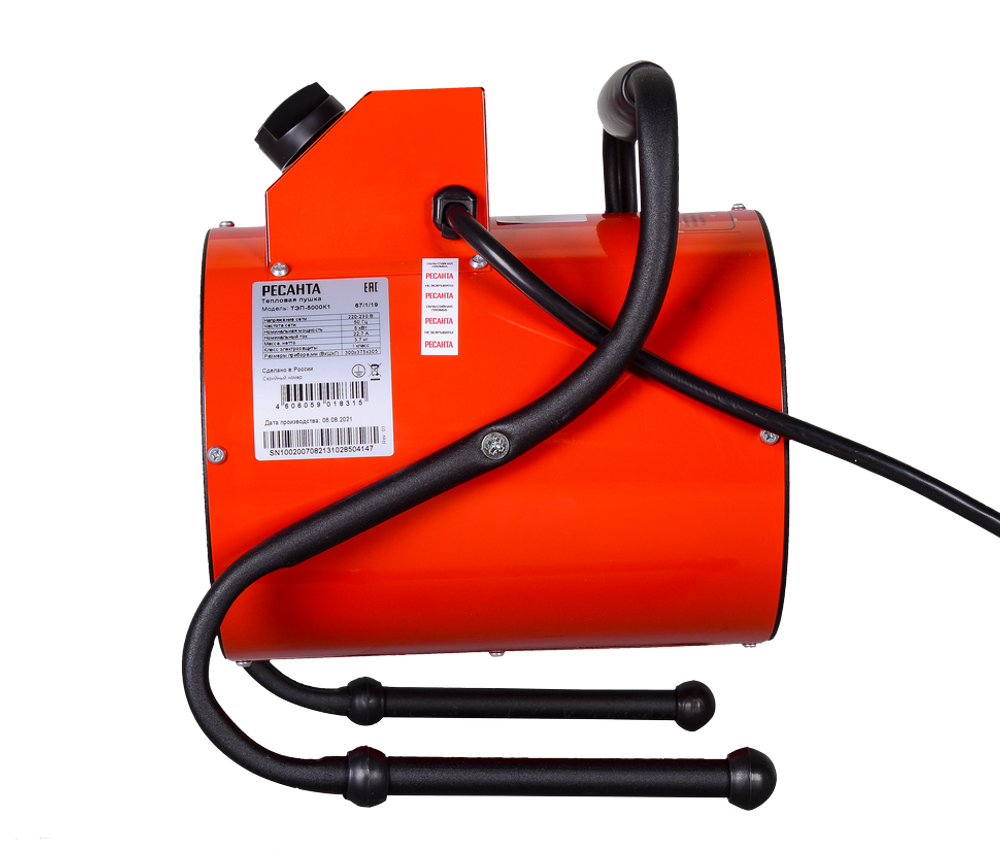 Электрическая теплопушка РЕСАНТА ТЭП-5000К1 - [5 кВт / 220В]