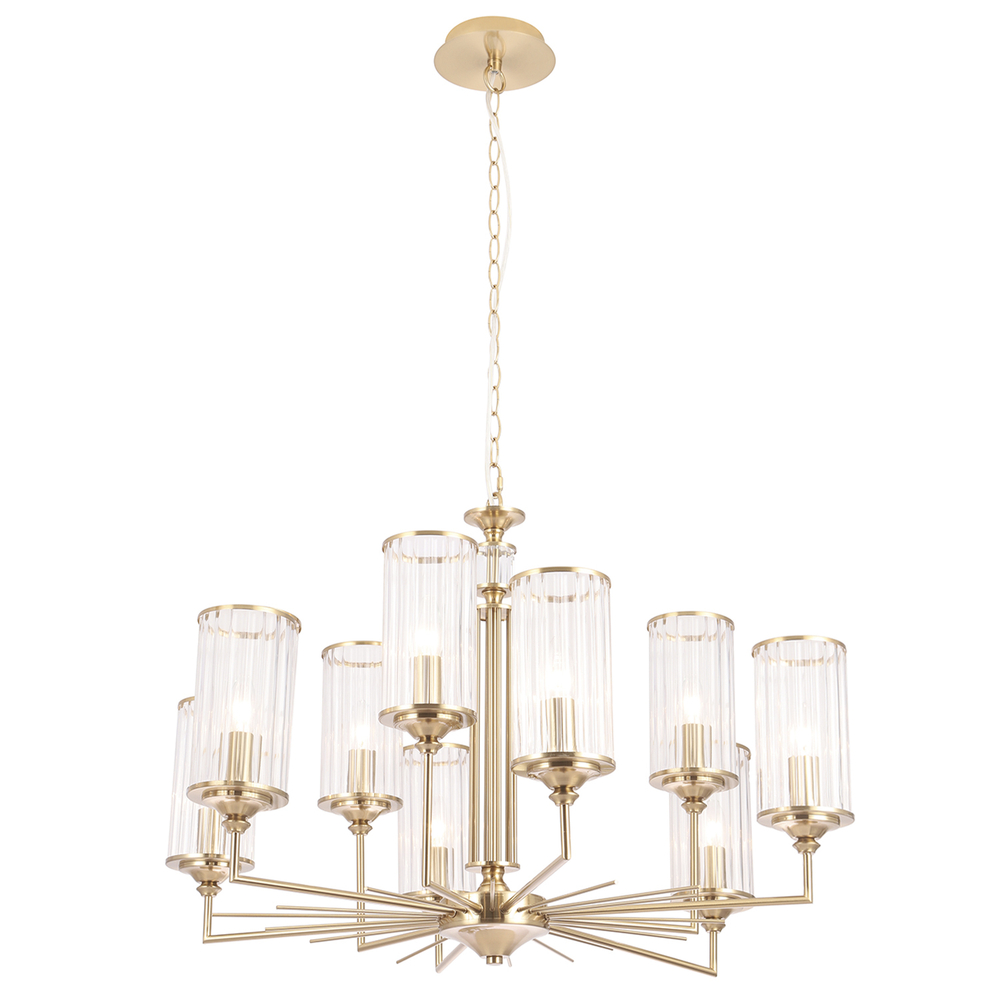 Люстра Crystal Lux GLORIA SP9 BRASS