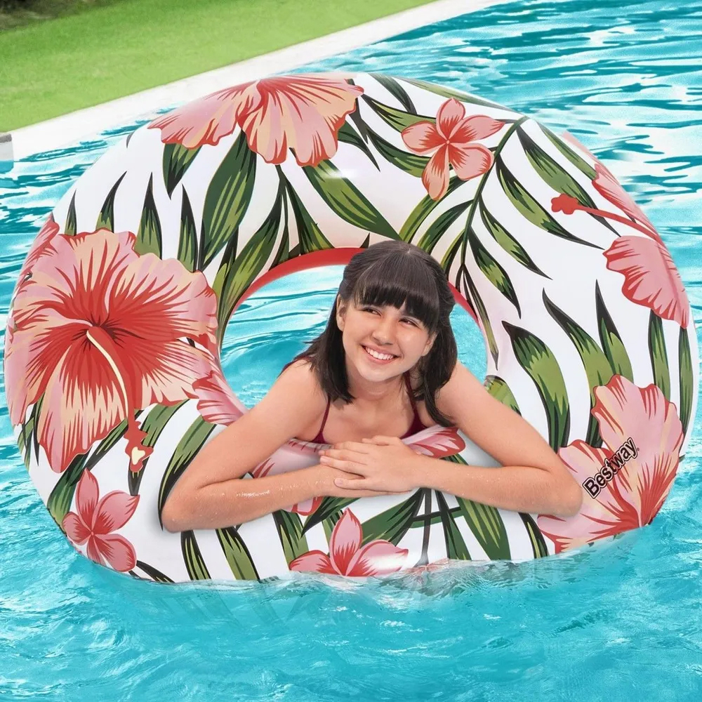 Круг для плавания 119см "Tropical Palms", Bestway 36237