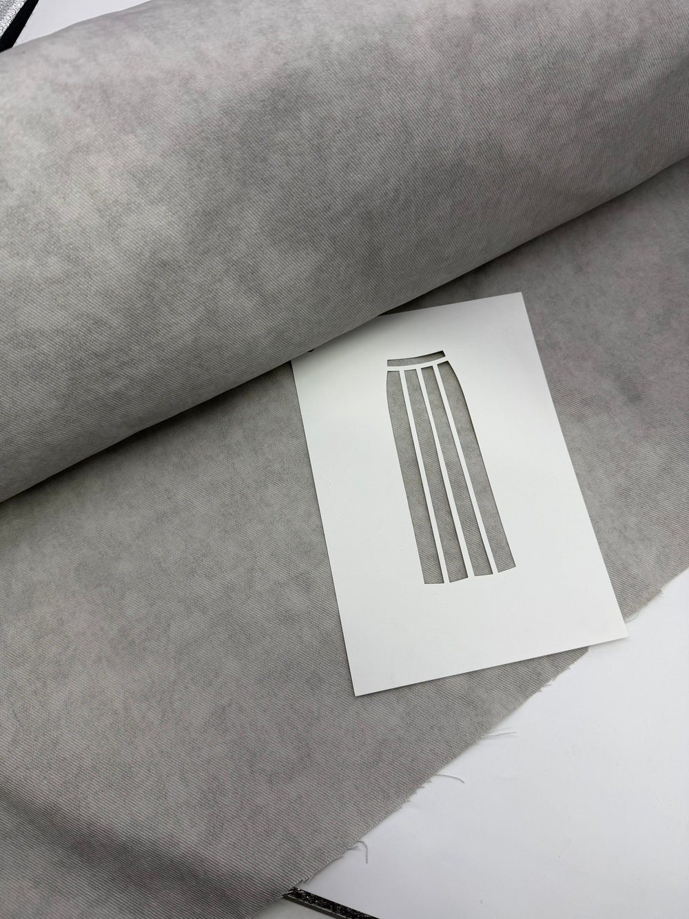 Хлопок твил Варенка Светло-серый