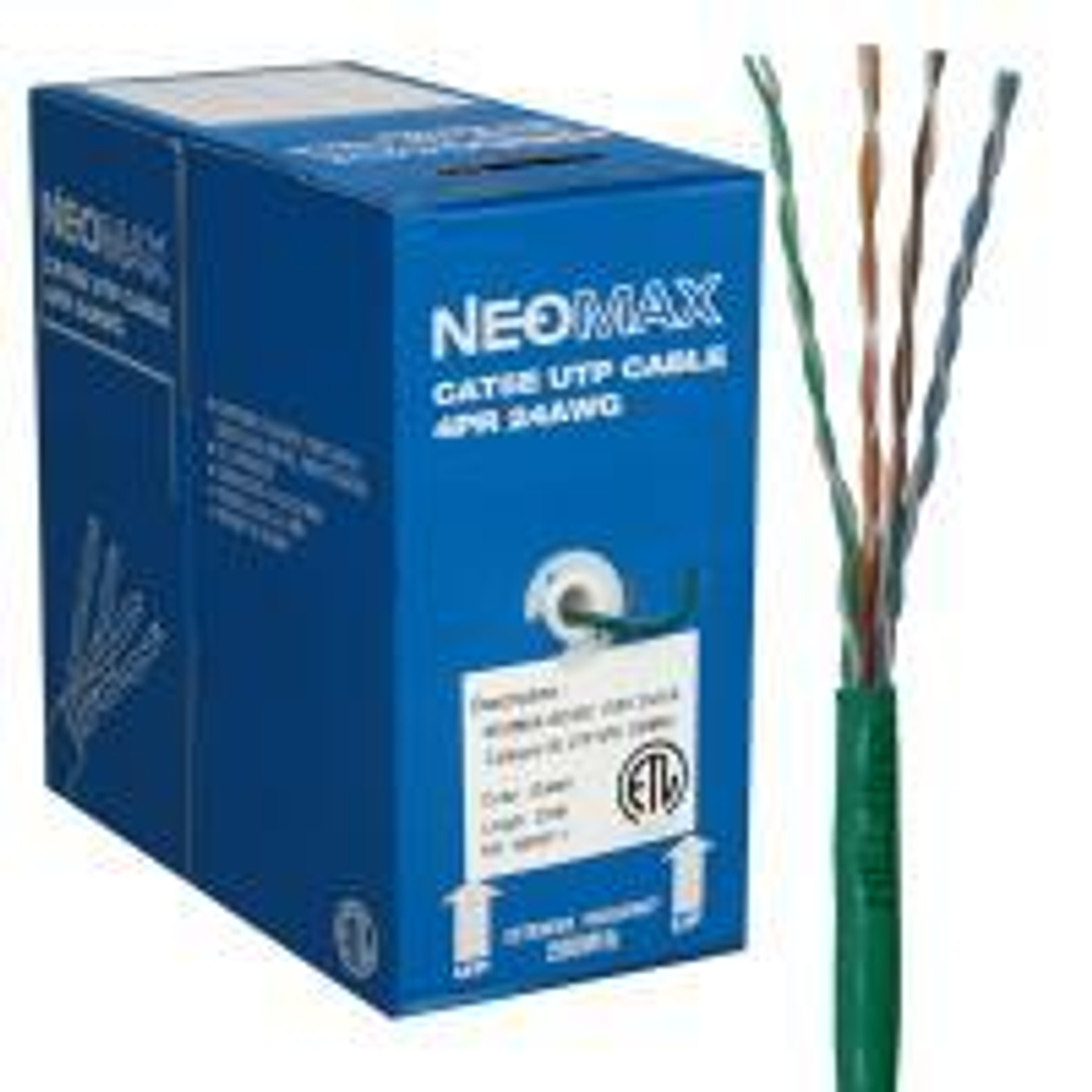 Кабель витая пара U/UTP 5e кат. 4 пары Neomax NM10111