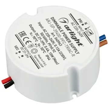 Блок питания 15W 27-39V 400mA IP44 ARJ-SP-39400-PFC-TRIAC-R 040963 Arlight