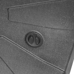 Зонт садовый складной с подставкой и подсветкой, круглый 300 см, бежевый