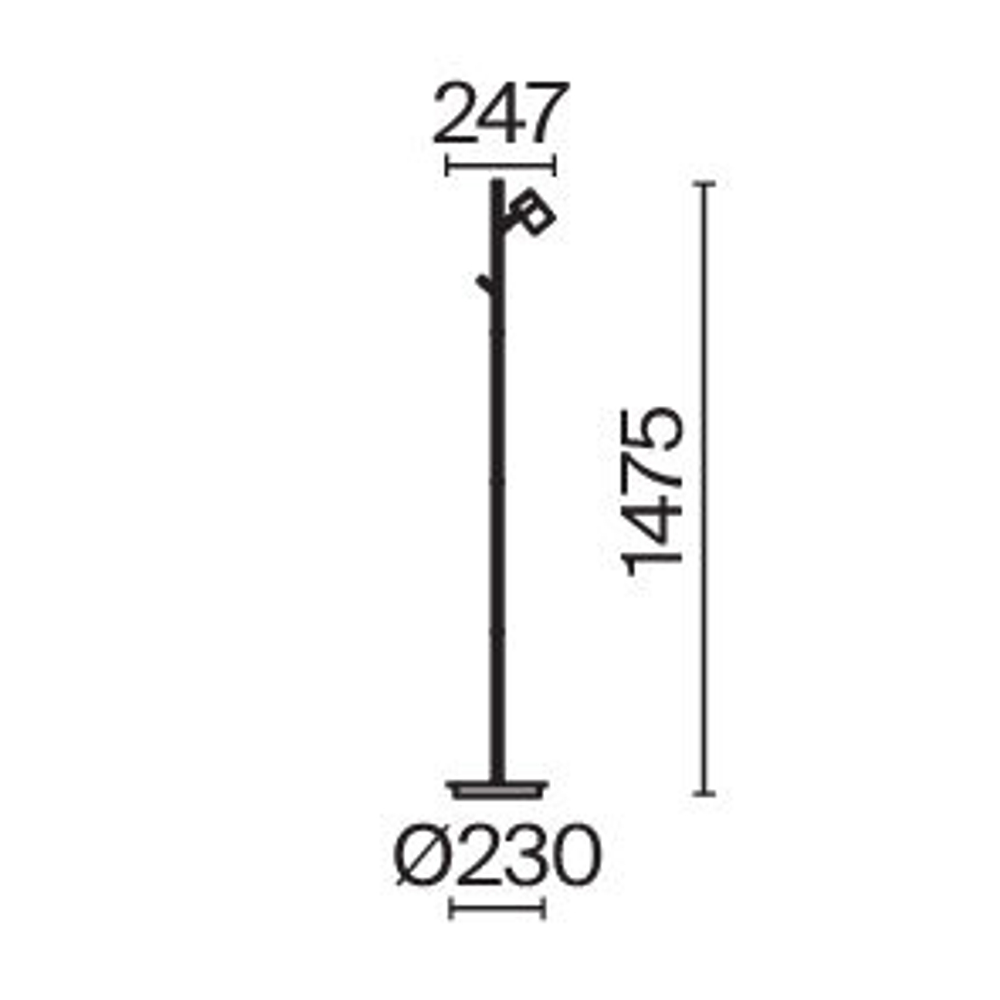 Напольный светильник (торшер) Freya FR5201FL-01B