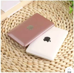 Зеркало карманное в виде макбук Apple серебрянное