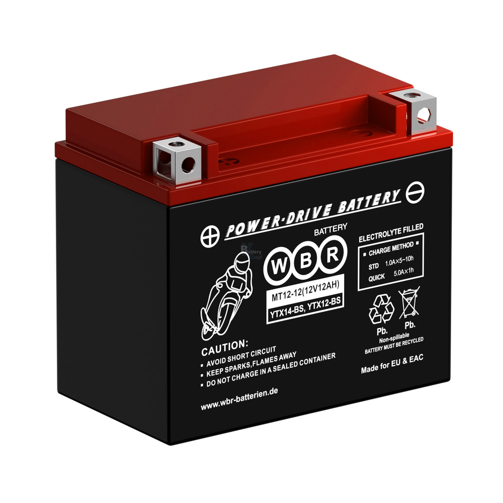 Аккумулятор WBR SMT / WBR MT 12-12 (YTX14-BS, YTX12-BS)