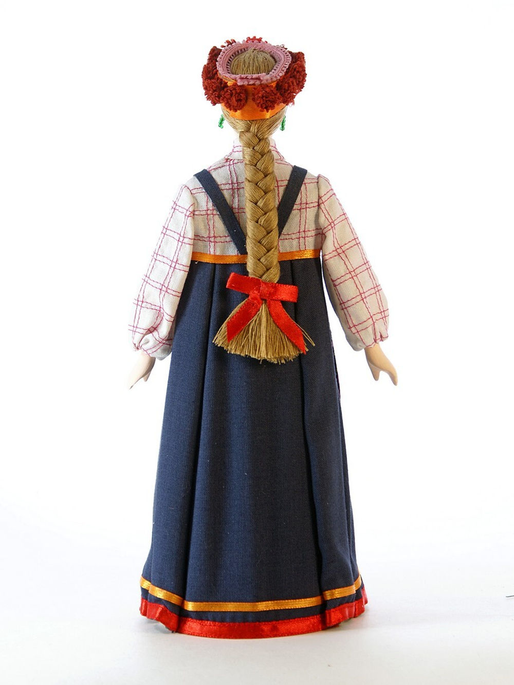 Кукла коллекционная в русском праздничном костюме