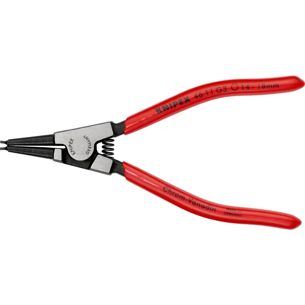 Щипцы для стопорных колец черненые 140 мм Knipex 46 11 G3