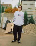 Лонгслив Подполье Sick World белый