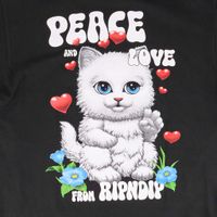  Футболка мужская Ripndip Peace Love Tee артикул:RND10084 - купить в магазине Дайс