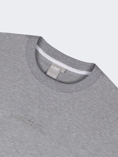 Футболка UNIFORM Relaxed серый меланж