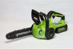 Пила цепная аккумуляторная GREENWORKS 24 V с акб и з/у   2007707UB
