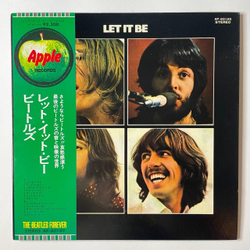 Винтажная виниловая пластинка LP The Beatles Let It Be (Japan 1974) (Obi) One After 909