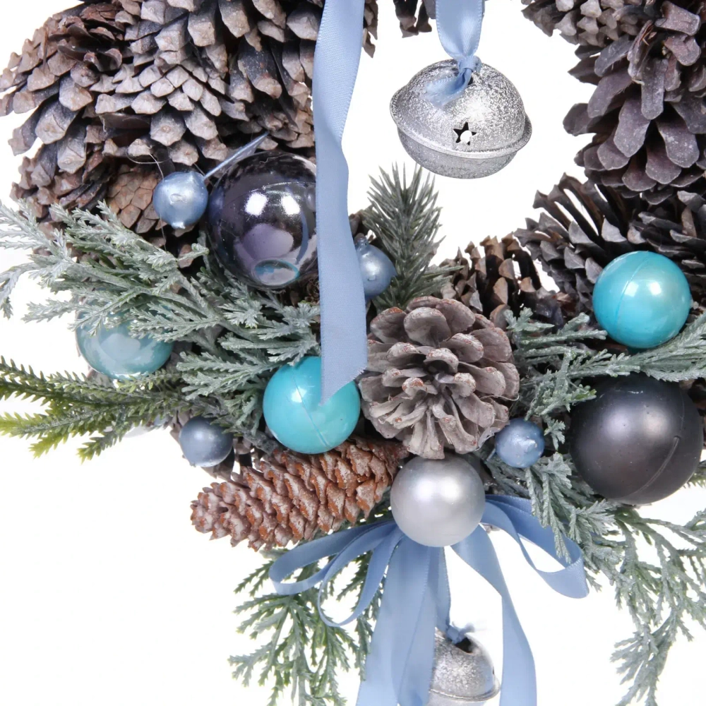 Венок хвойный «Волшебство» 38*28*10 см