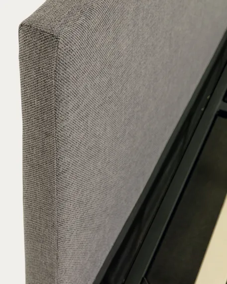 Кровать c подъемным механизмом Nahiri 160x200 см, серая