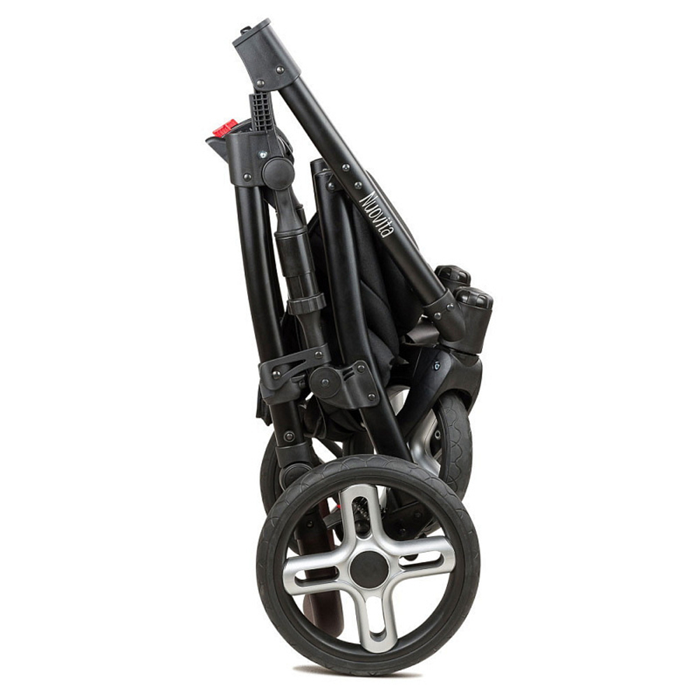 Детская коляска Nuovita Carro Sport 2 в 1 Rosso nero/Крассно-черный