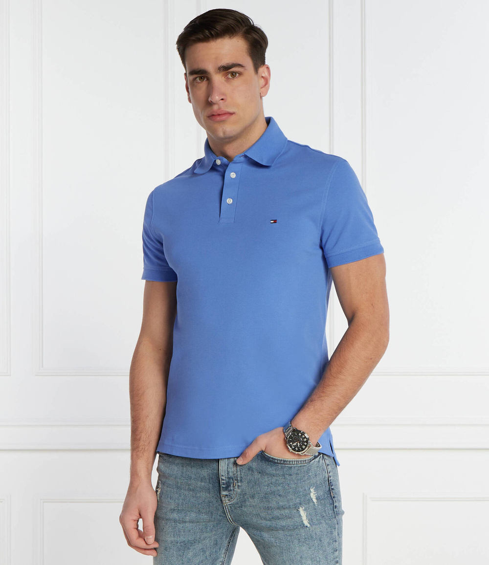 Поло 1985 Tommy Hilfiger - голубой(MW0MW17771)