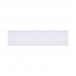 Горизонтальные дизайн-радиаторы Cube 1750мм с нижним подключением