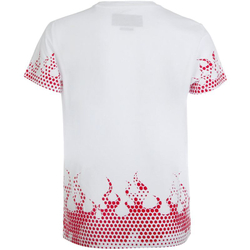 Футболка для мальчика теннисная Hydrogen Hot Tee Kids - white/red