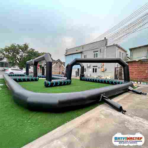 Надувная трасса «Профи-трек» для электромобилей, 20×10×3 м